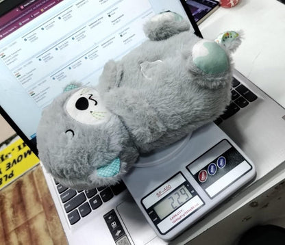 Zenavue Breathing Teddy Bear with Soothing Music & Comfort Plush