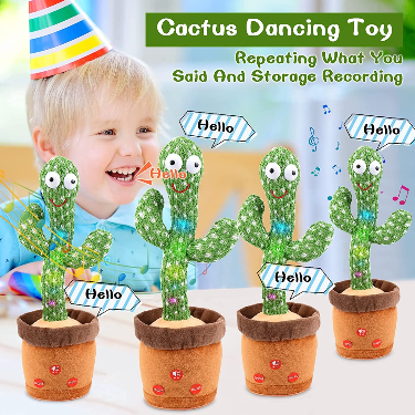 Zenavue Musical Dancing & Mimicry Cactus Toy